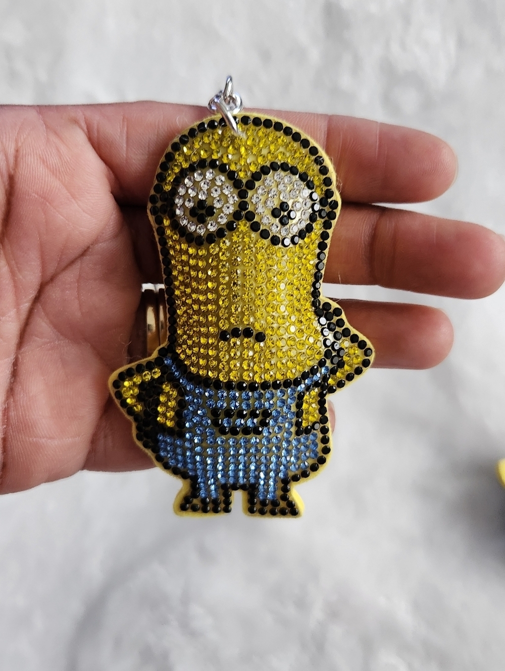Minions Beaded Keychain Set - Yellow Blue Characters (Set of 4) - Picture 8 of 10